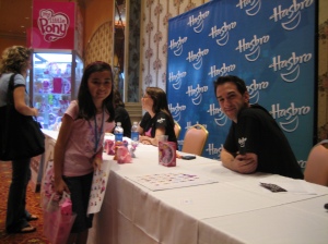 Me and a MLP Hasbro staff member