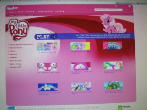 MLP.com games menu